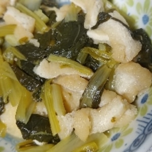 小松菜と湯葉の煮浸し